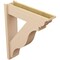 Ekena Millwork 8-in W x 32-in D x 38-in H Funston Trad Rough Cedar Woodgrain TimberThane Outlooker, Primed Tan OUTUR080X32X38FST04RCPR - alternate 2